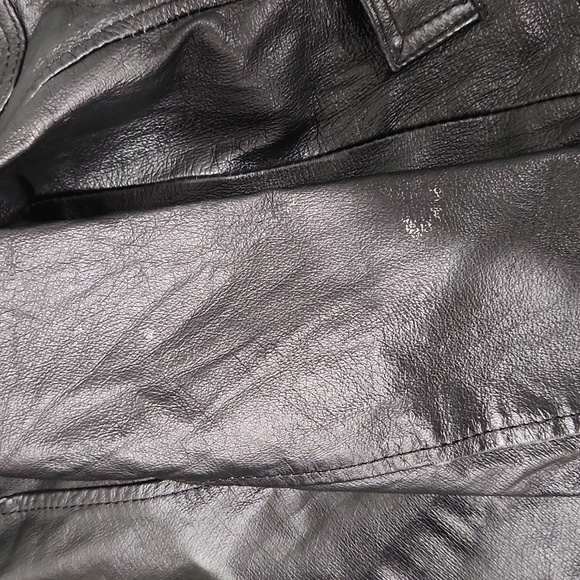 Womens Costa Blanca black leather jacket size small - Picture 5 of 5